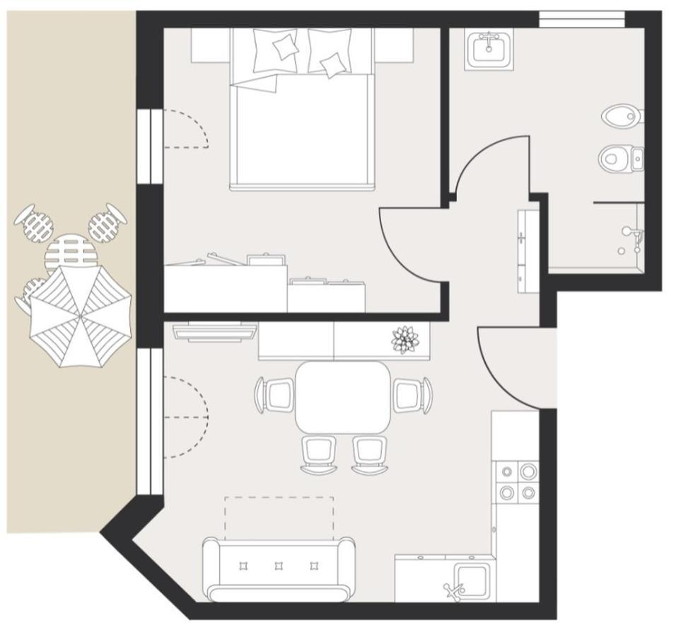 Zum Sonnentor App Larix Apartment Lutago Exterior foto